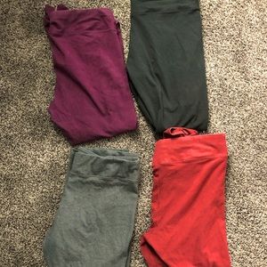 4 pairs Pact Leggings